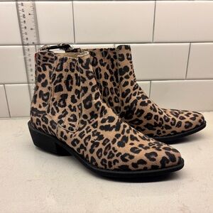 Joe Fresh Leopard Print Ankle Booties